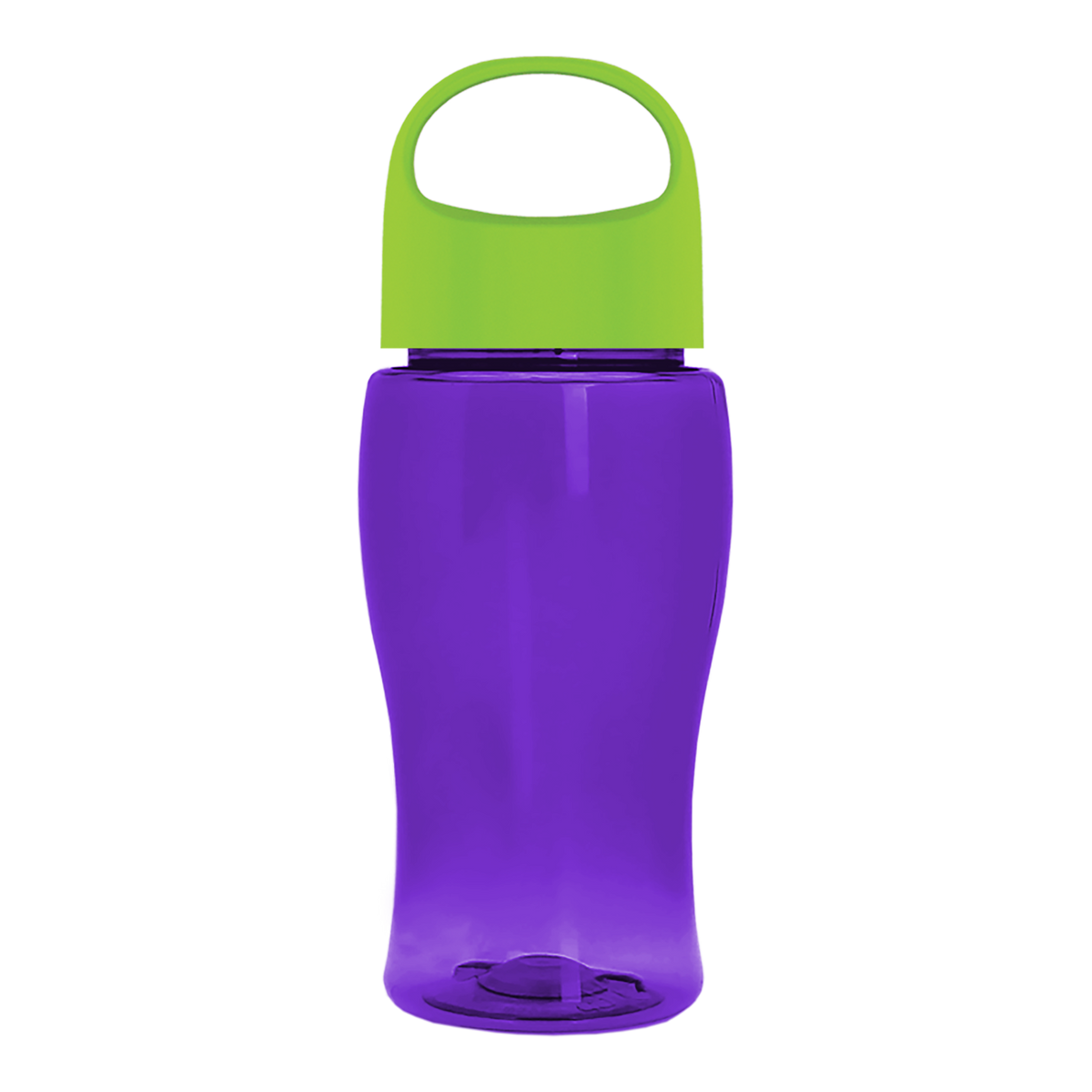 Custom logo Poly+ Jr. Bottle with Oval Crest Lid - 18 oz.