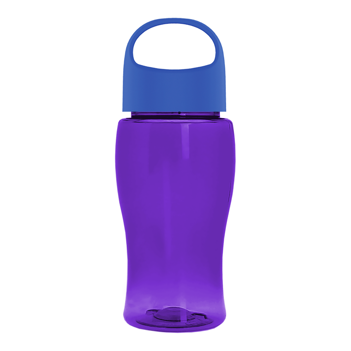 Custom logo Poly+ Jr. Bottle with Oval Crest Lid - 18 oz.