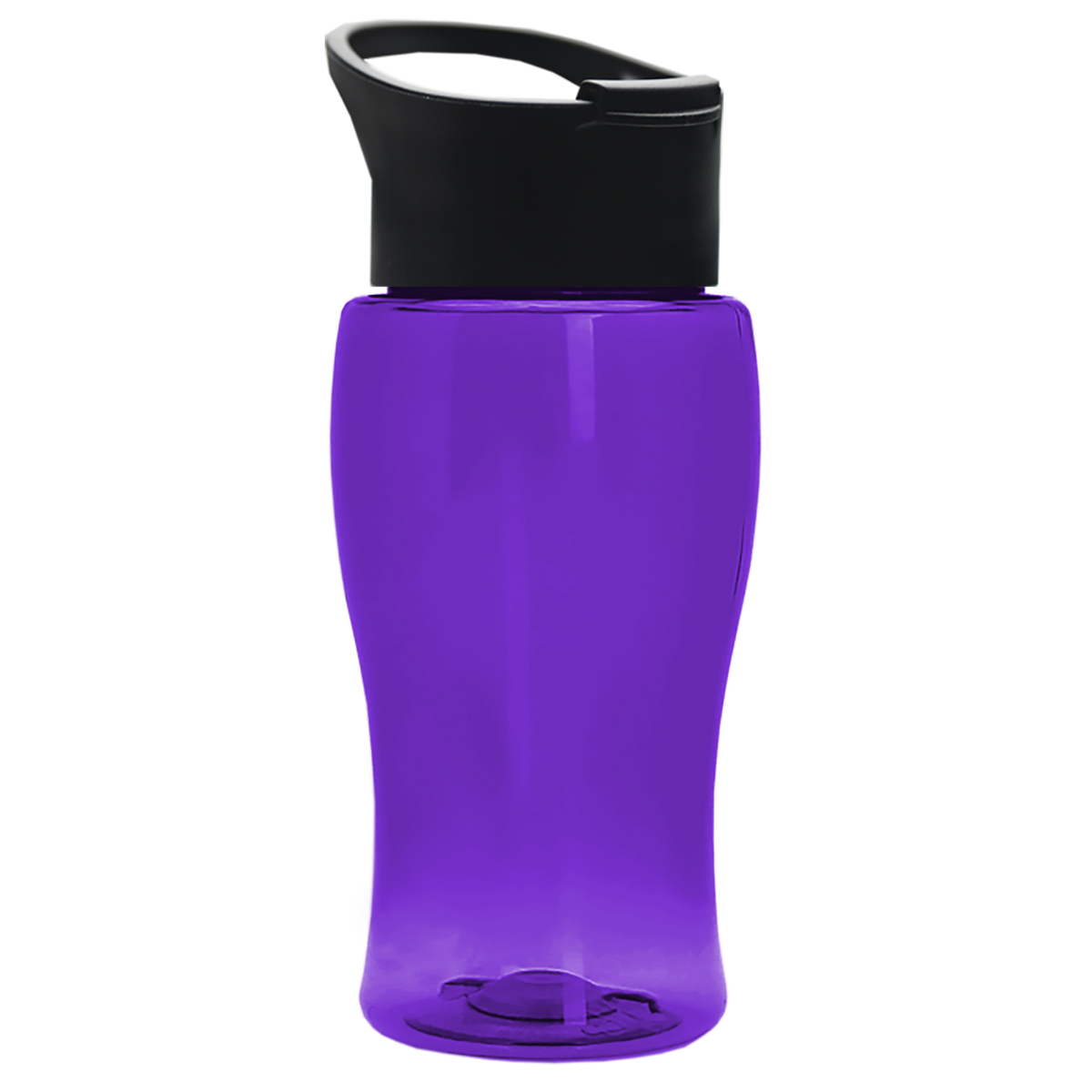 Custom logo Poly+ Jr. Bottle with Pop-Up Lid - 18 oz.