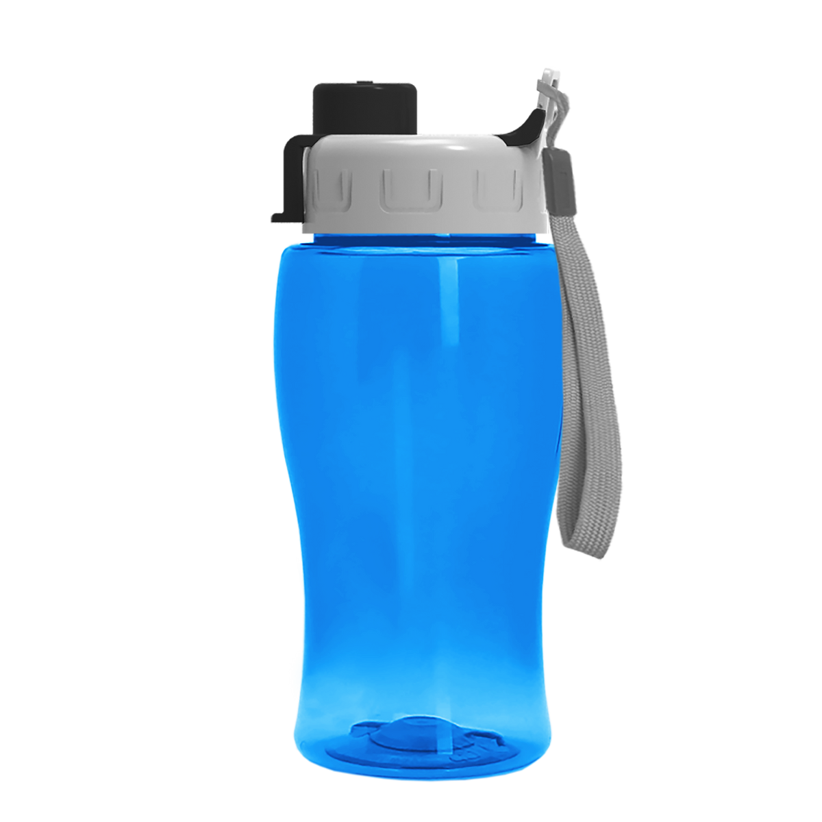 Custom logo Poly+ Jr. Bottle with Quick-Snap Lid - 18 oz.