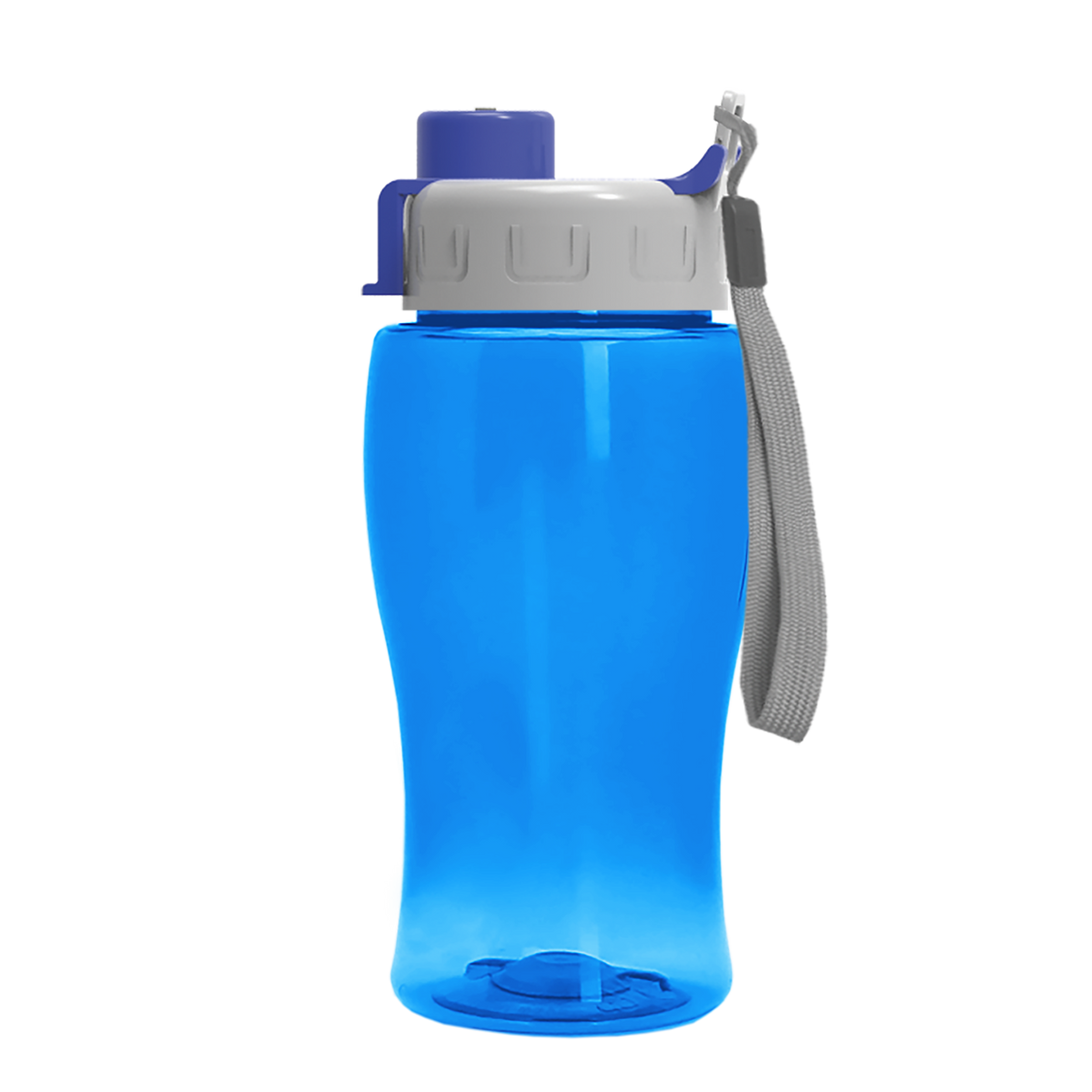 Custom logo Poly+ Jr. Bottle with Quick-Snap Lid - 18 oz.