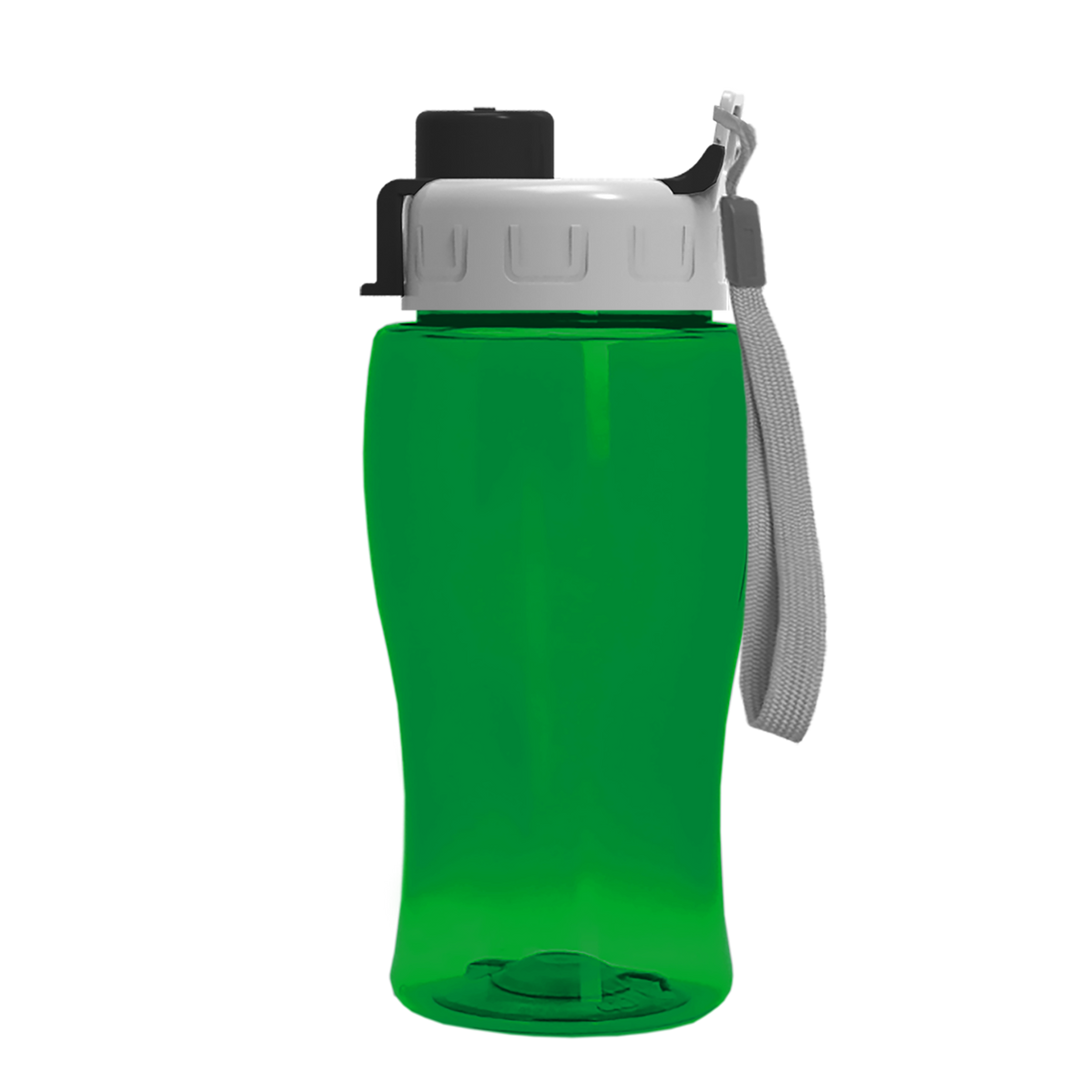Custom logo Poly+ Jr. Bottle with Quick-Snap Lid - 18 oz.