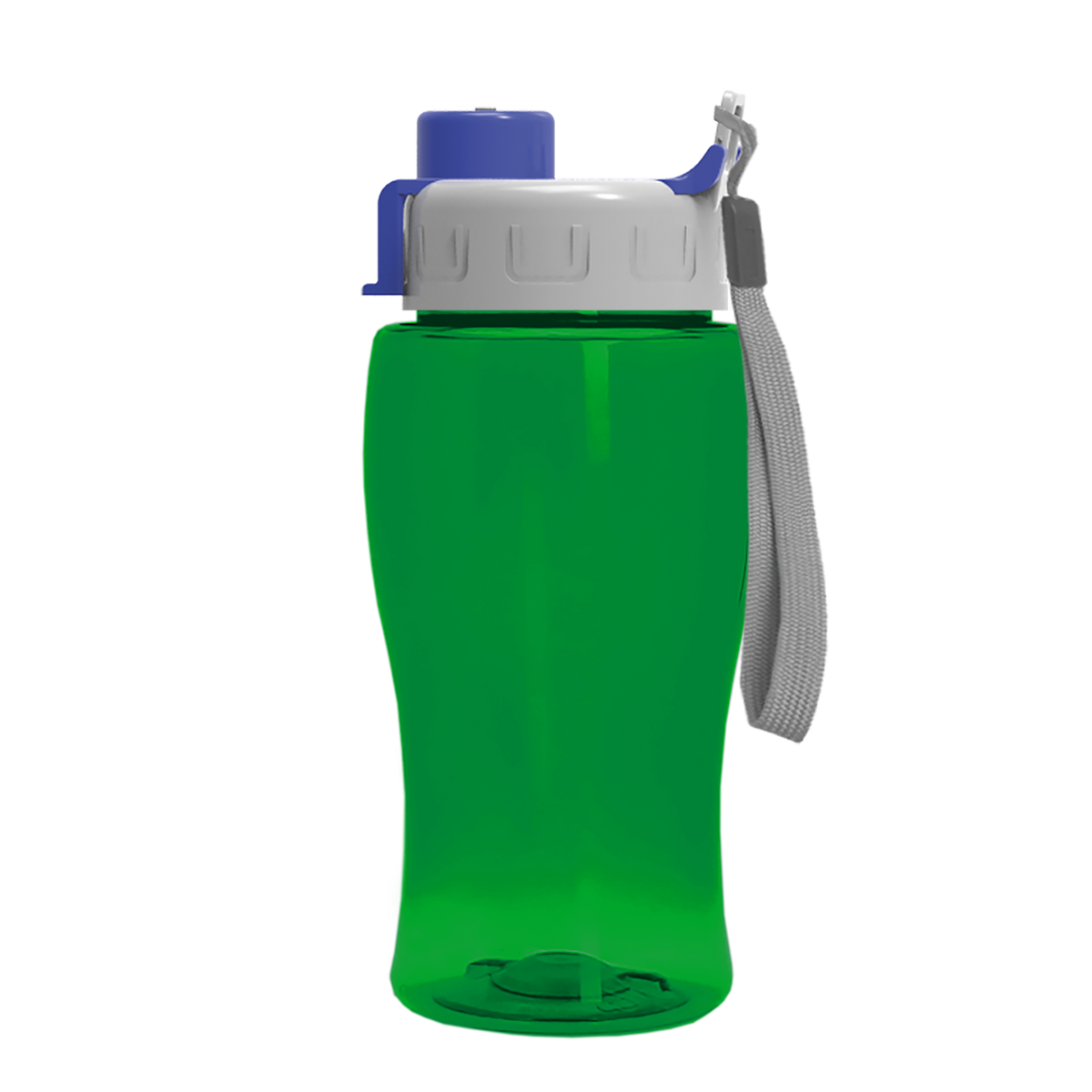 Custom logo Poly+ Jr. Bottle with Quick-Snap Lid - 18 oz.