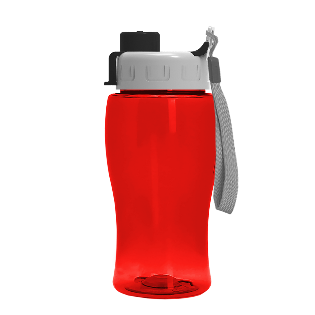 Custom logo Poly+ Jr. Bottle with Quick-Snap Lid - 18 oz.