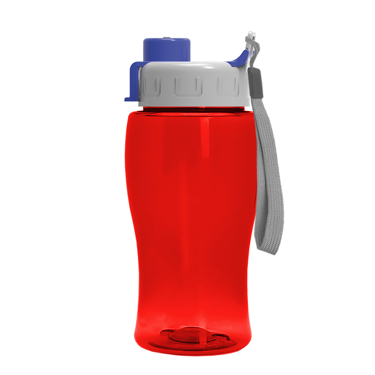Custom logo Poly+ Jr. Bottle with Quick-Snap Lid - 18 oz.