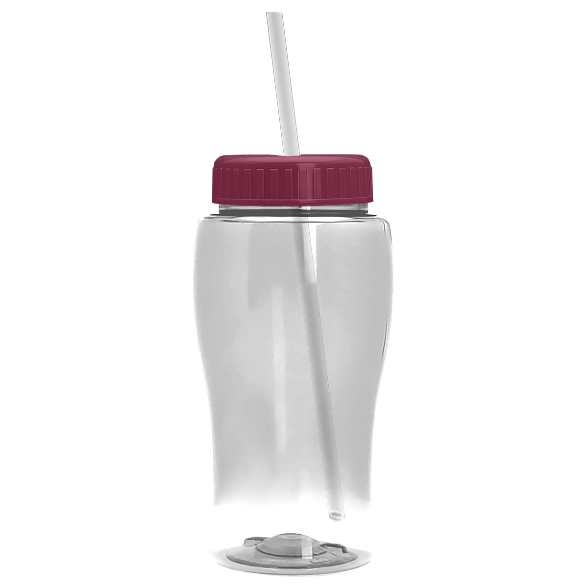 Custom logo Poly+ Jr. Bottle with Straw Lid - 18 oz.
