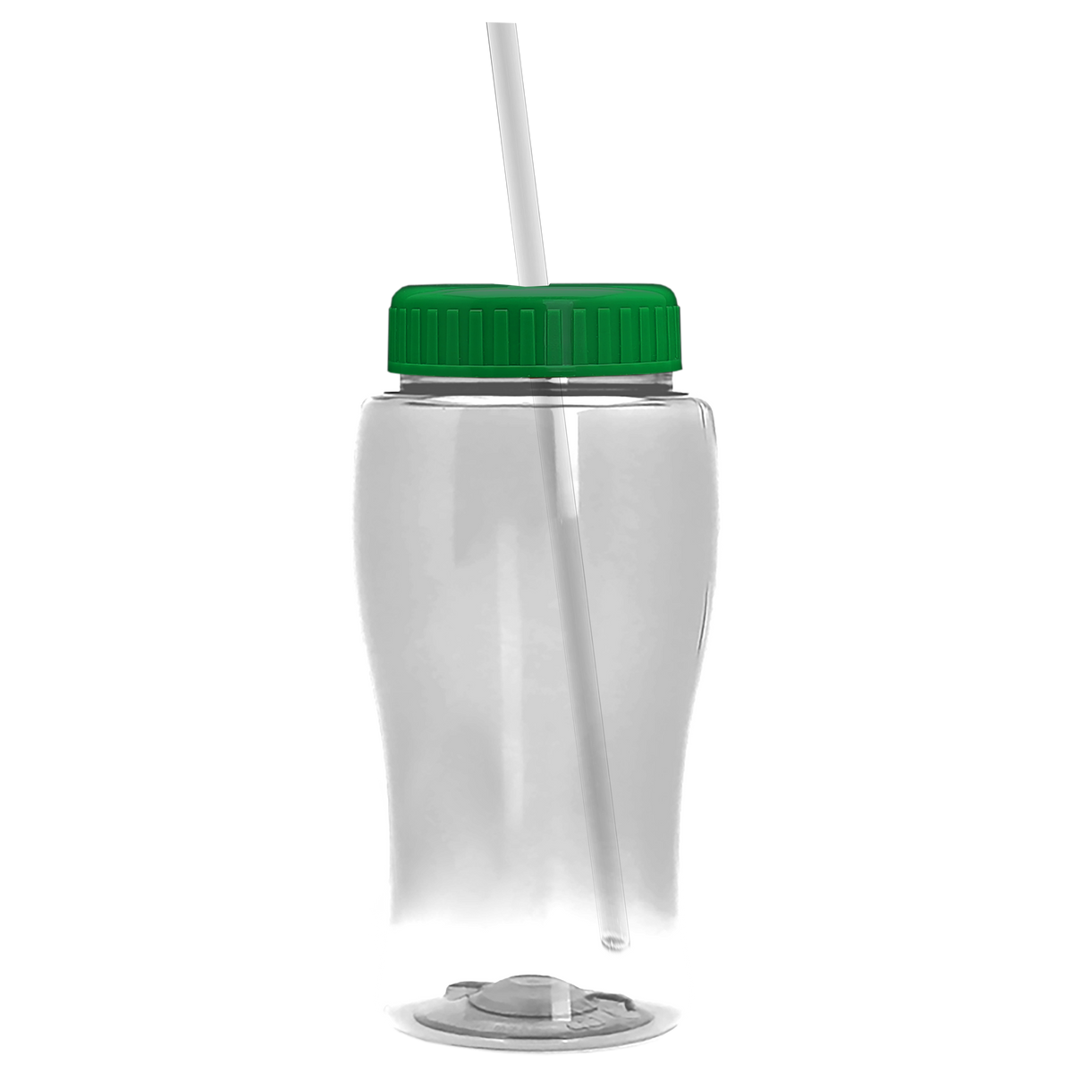 Custom logo Poly+ Jr. Bottle with Straw Lid - 18 oz.
