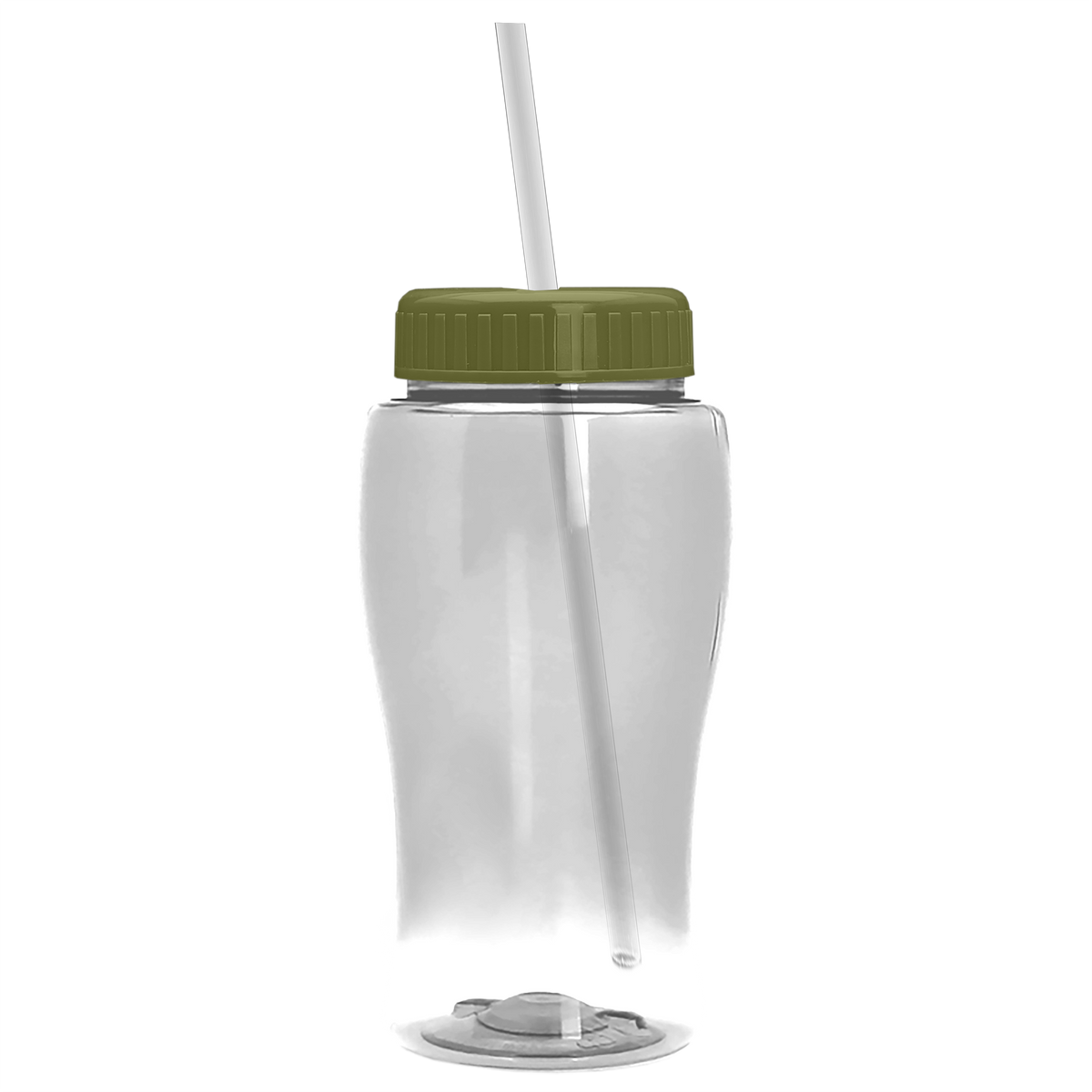 Custom logo Poly+ Jr. Bottle with Straw Lid - 18 oz.