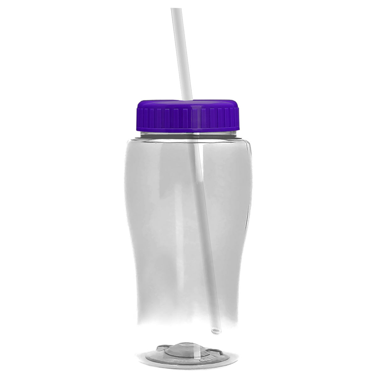 Custom logo Poly+ Jr. Bottle with Straw Lid - 18 oz.