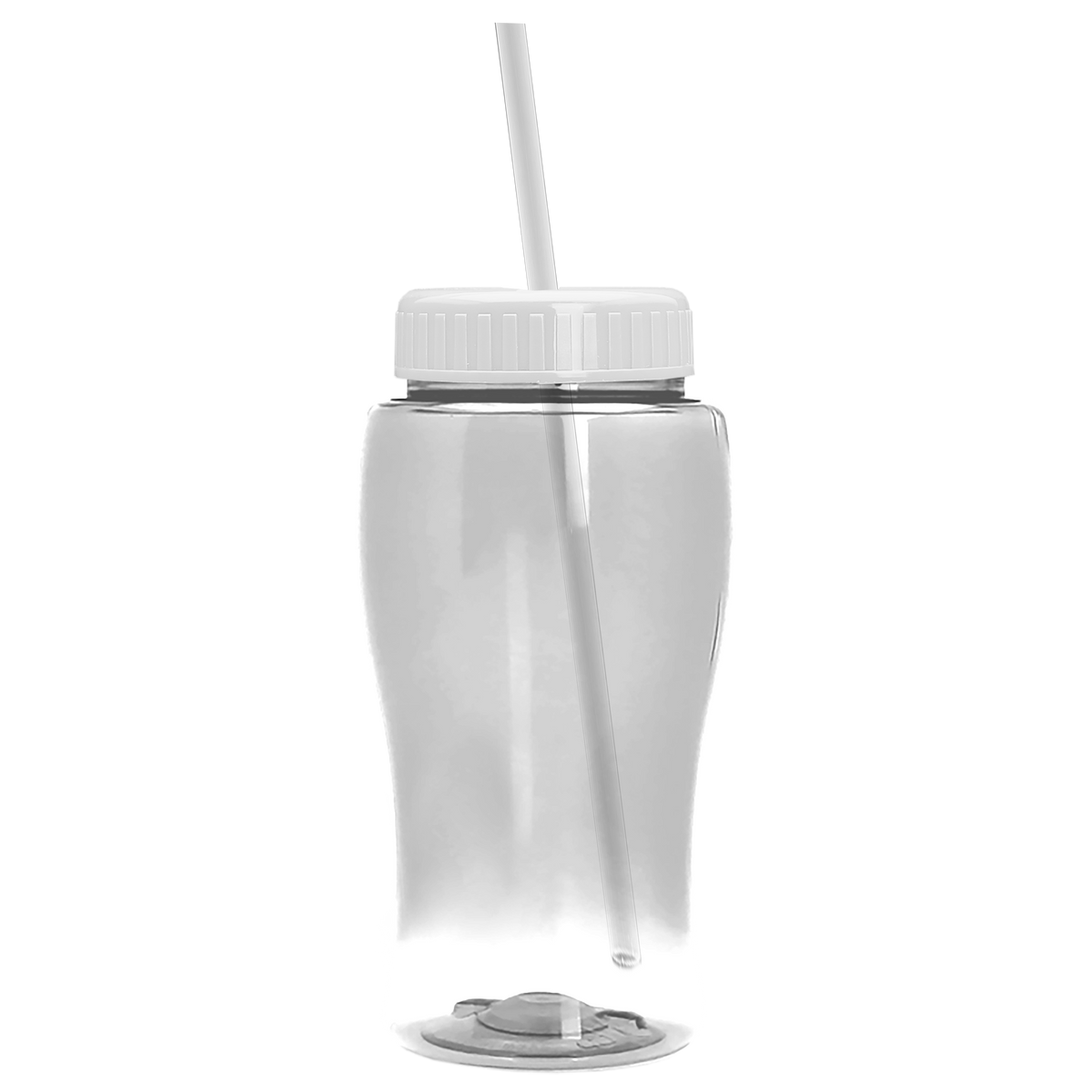 Custom logo Poly+ Jr. Bottle with Straw Lid - 18 oz.