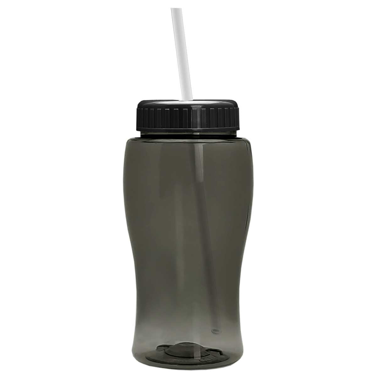 Custom logo Poly+ Jr. Bottle with Straw Lid - 18 oz.