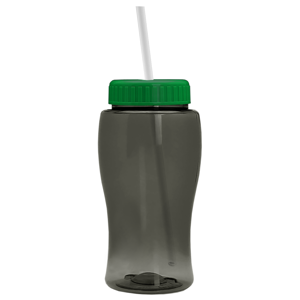 Custom logo Poly+ Jr. Bottle with Straw Lid - 18 oz.
