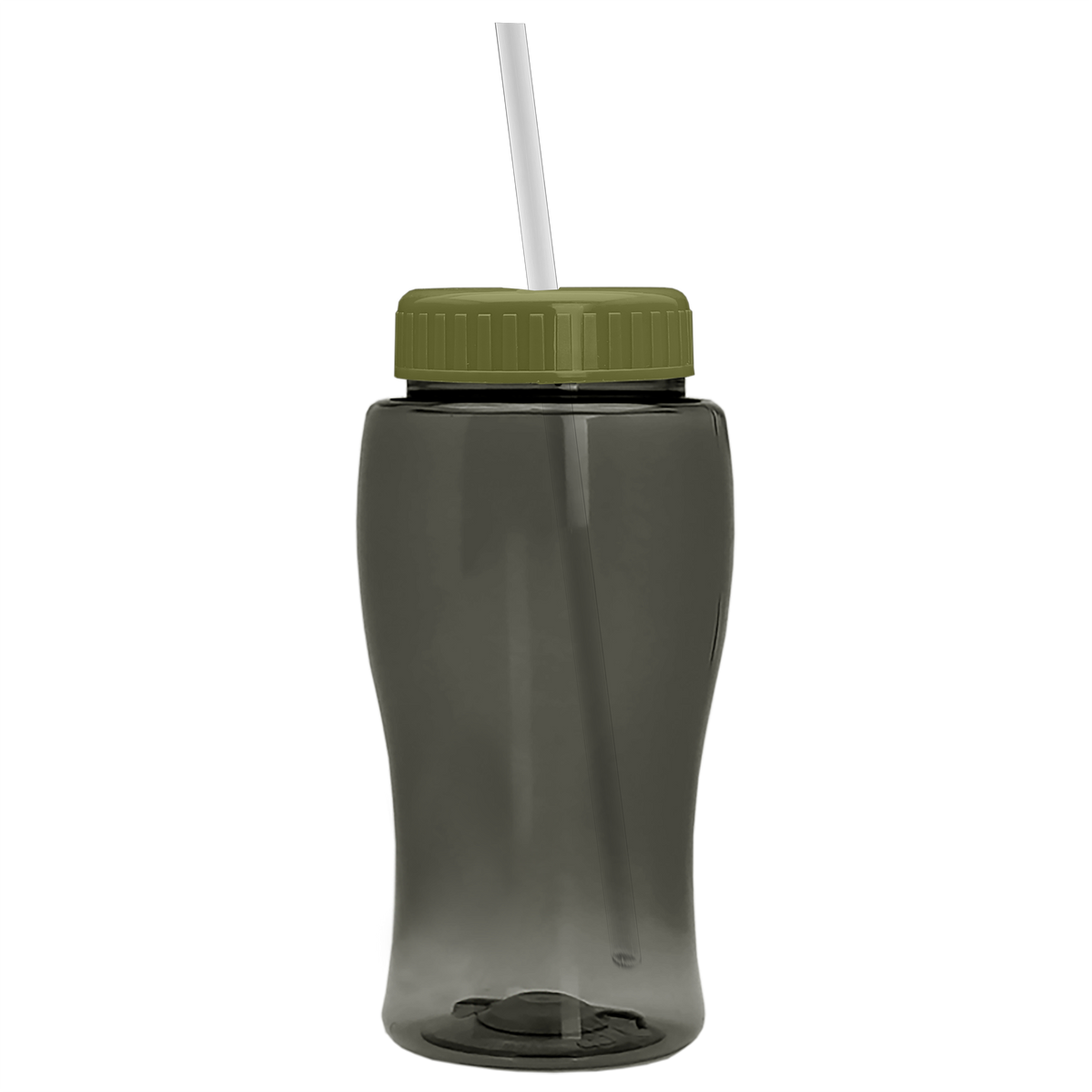 Custom logo Poly+ Jr. Bottle with Straw Lid - 18 oz.