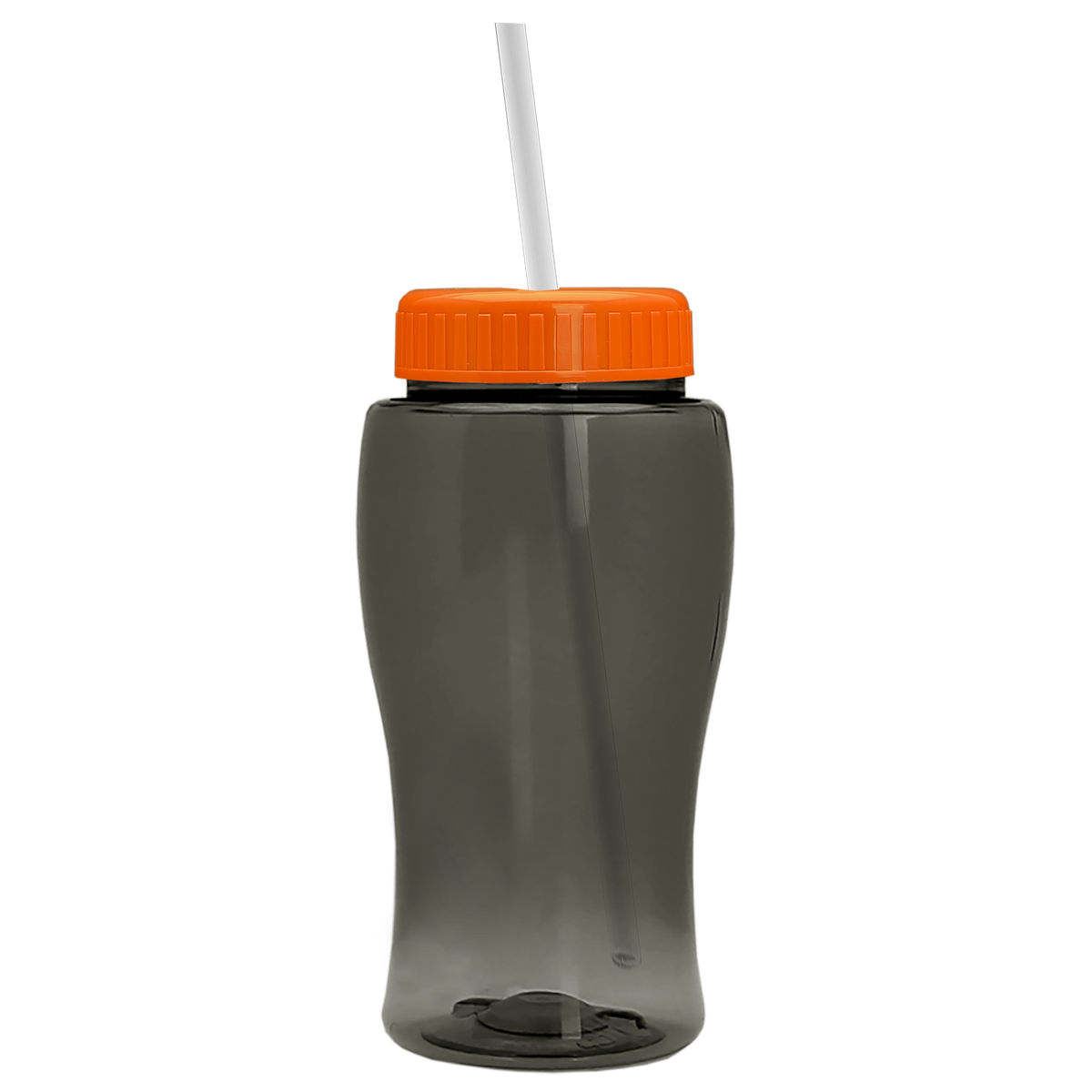 Custom logo Poly+ Jr. Bottle with Straw Lid - 18 oz.