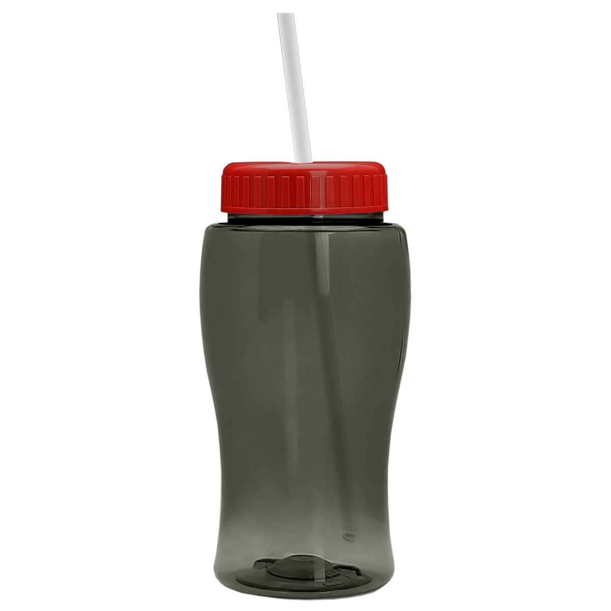Custom logo Poly+ Jr. Bottle with Straw Lid - 18 oz.