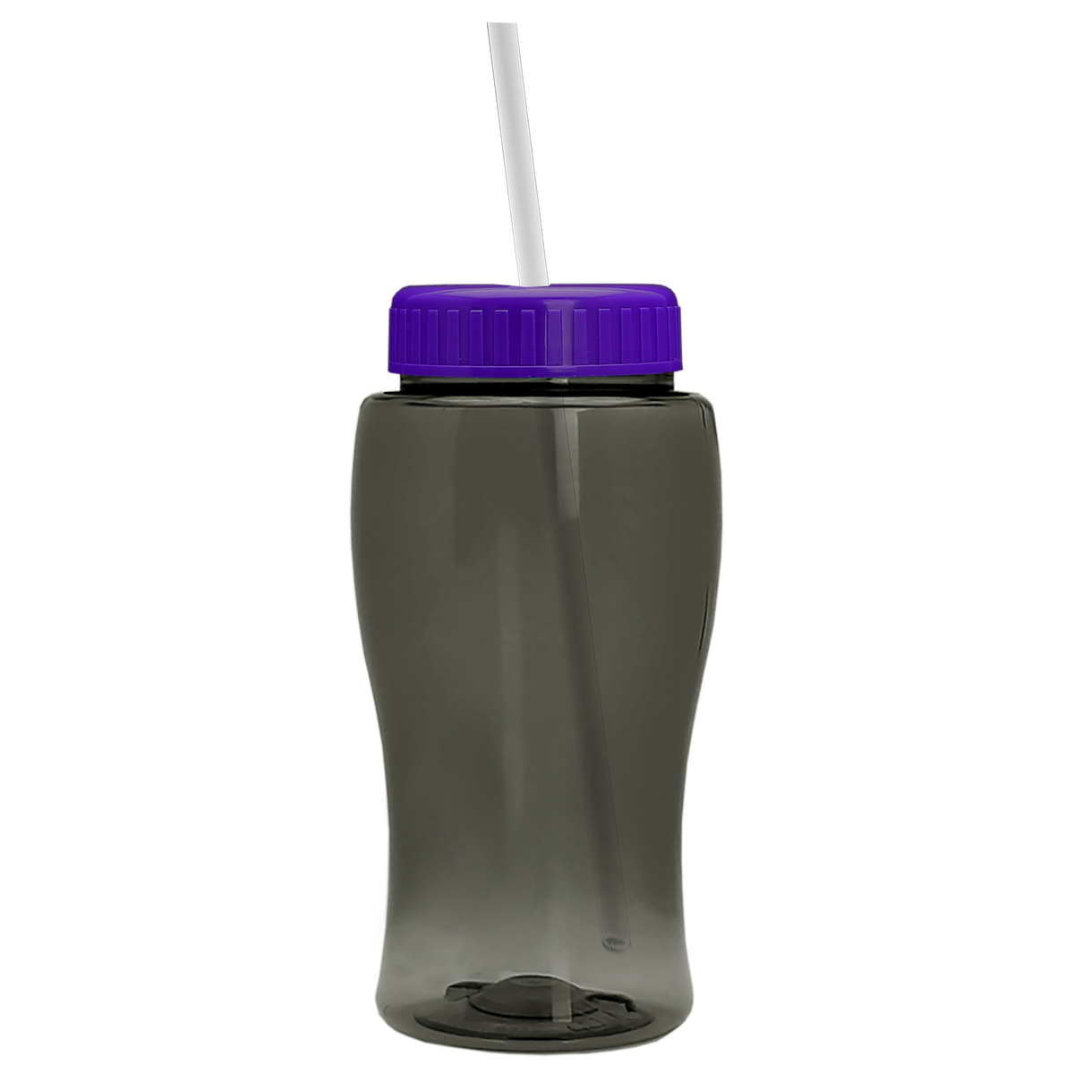 Custom logo Poly+ Jr. Bottle with Straw Lid - 18 oz.
