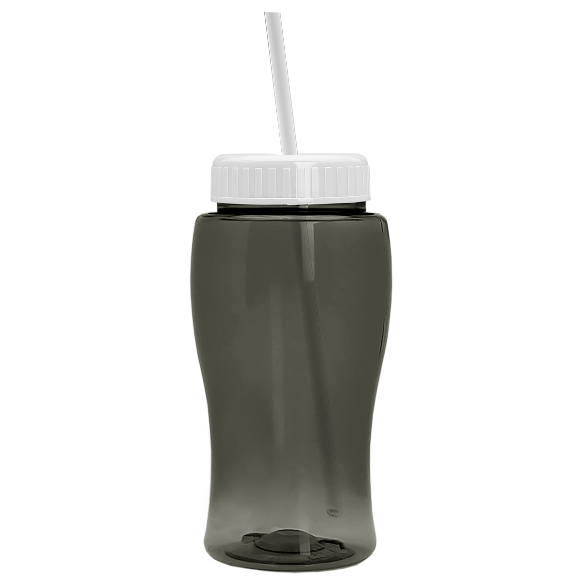 Custom logo Poly+ Jr. Bottle with Straw Lid - 18 oz.