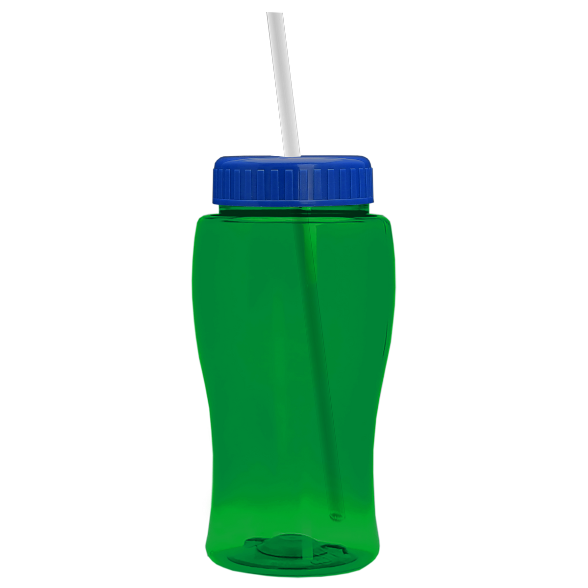 Custom logo Poly+ Jr. Bottle with Straw Lid - 18 oz.