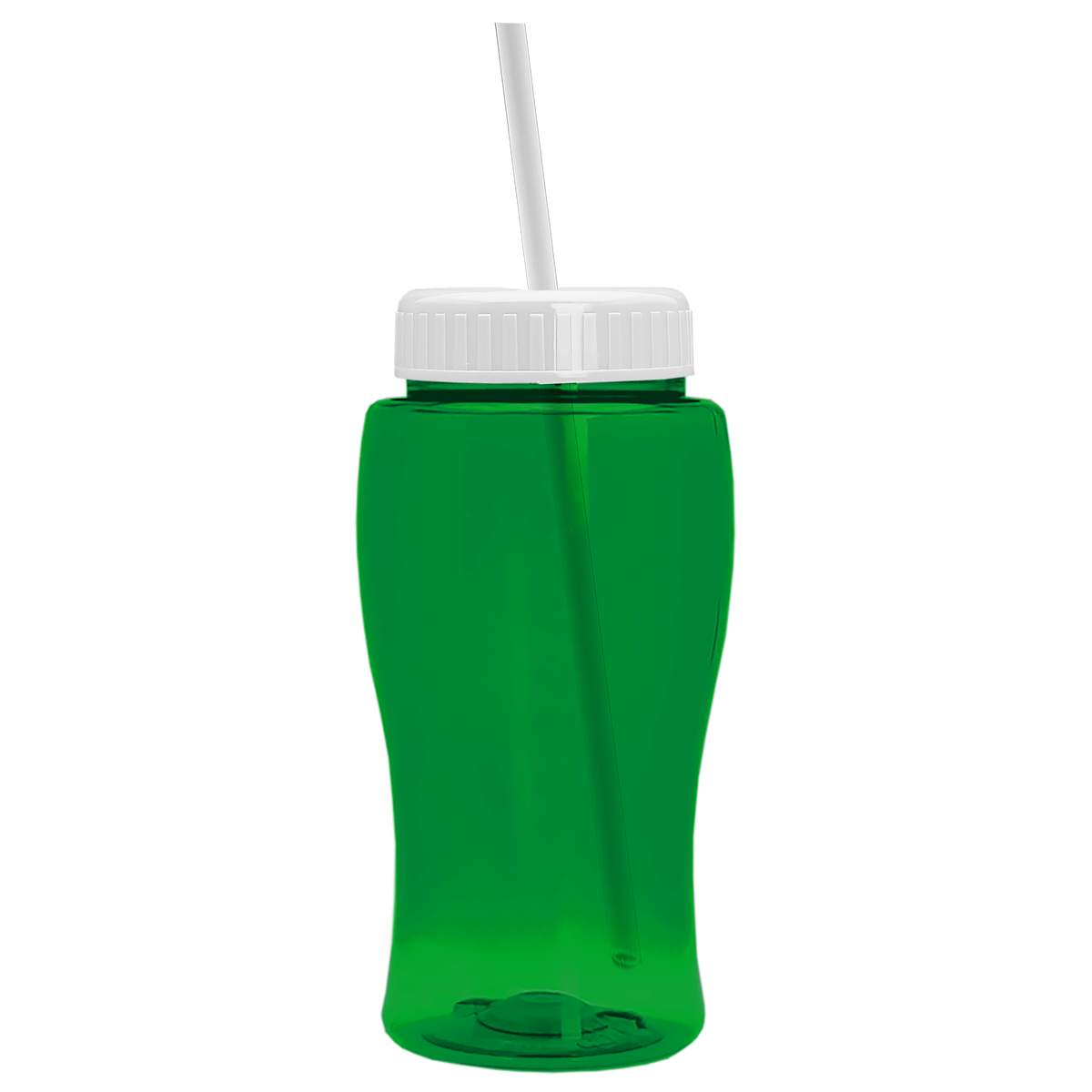 Custom logo Poly+ Jr. Bottle with Straw Lid - 18 oz.