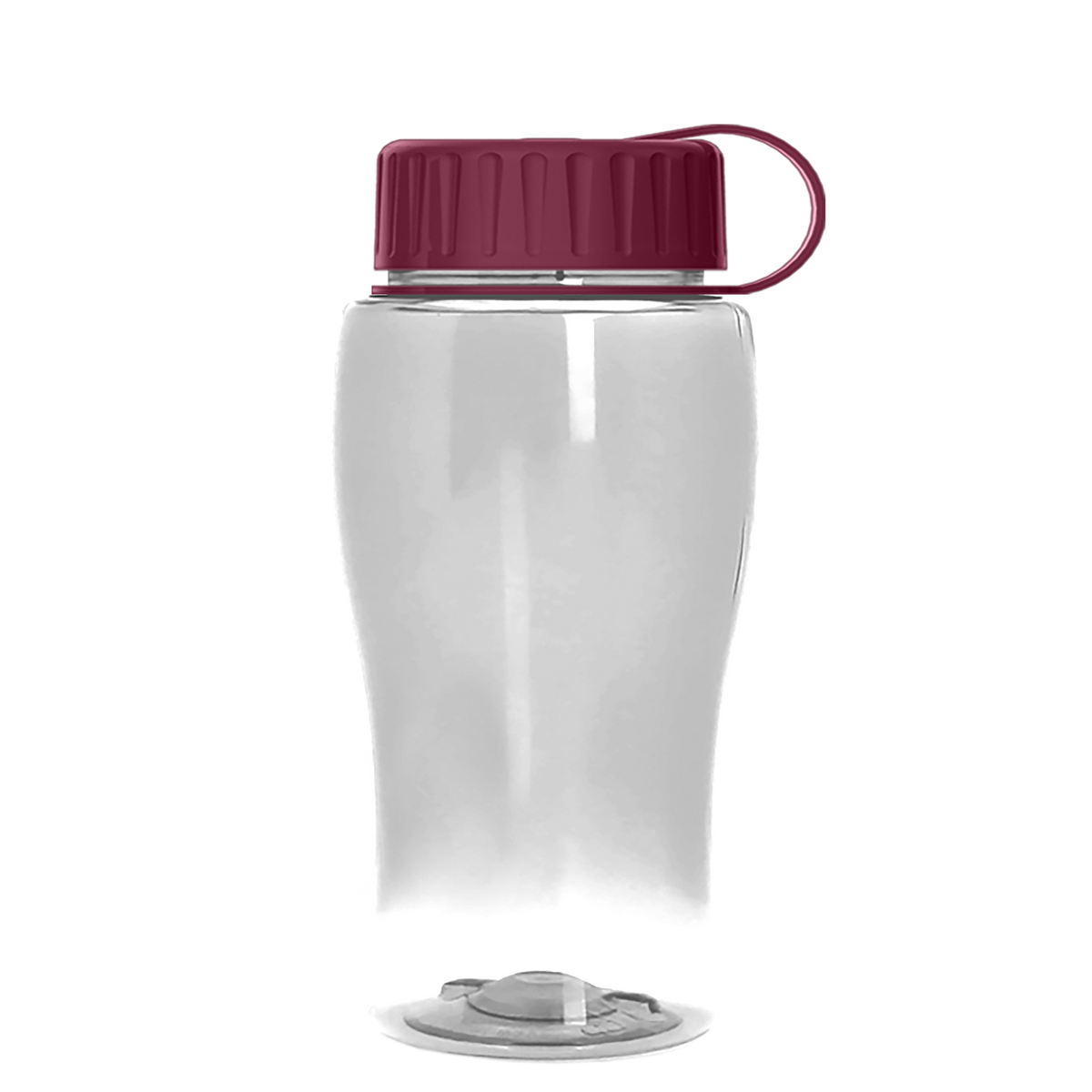 Custom logo Poly+ Jr. Bottle with Tethered Lid - 18 oz.