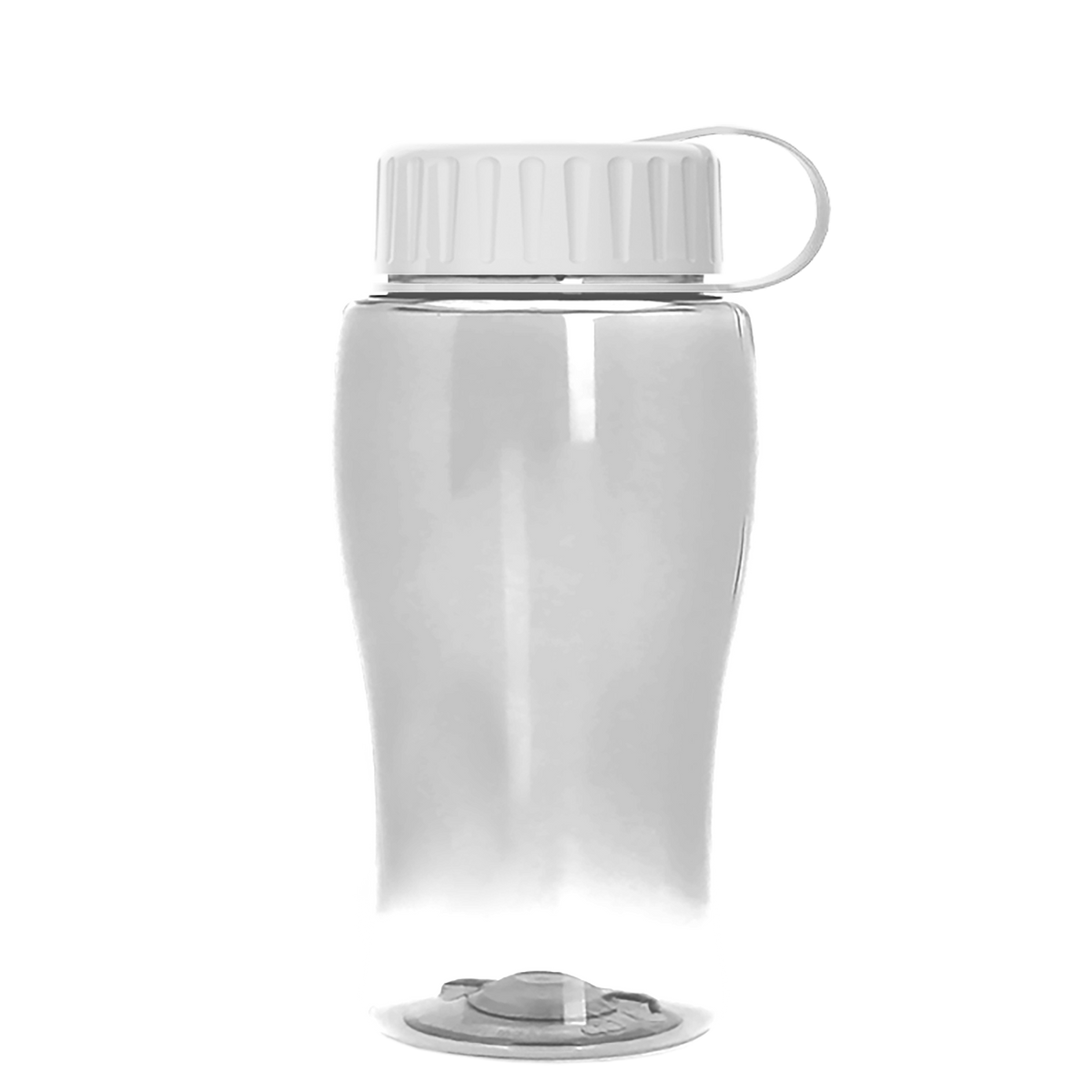 Custom logo Poly+ Jr. Bottle with Tethered Lid - 18 oz.