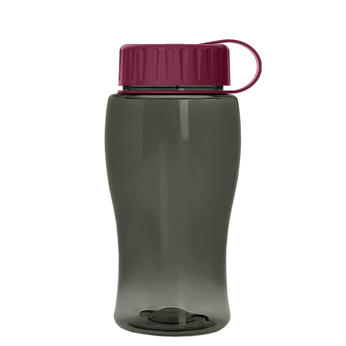 Custom logo Poly+ Jr. Bottle with Tethered Lid - 18 oz.