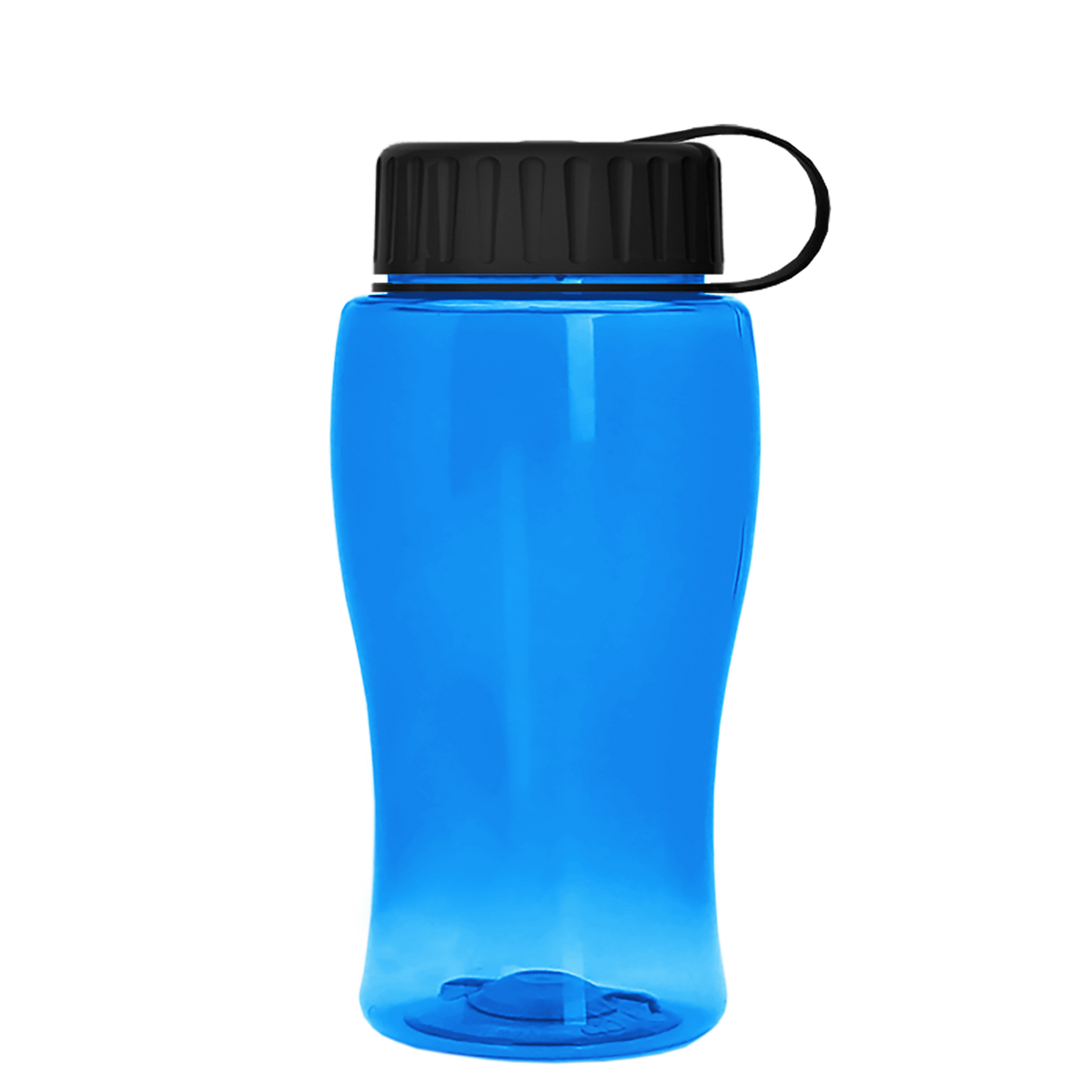 Custom logo Poly+ Jr. Bottle with Tethered Lid - 18 oz.