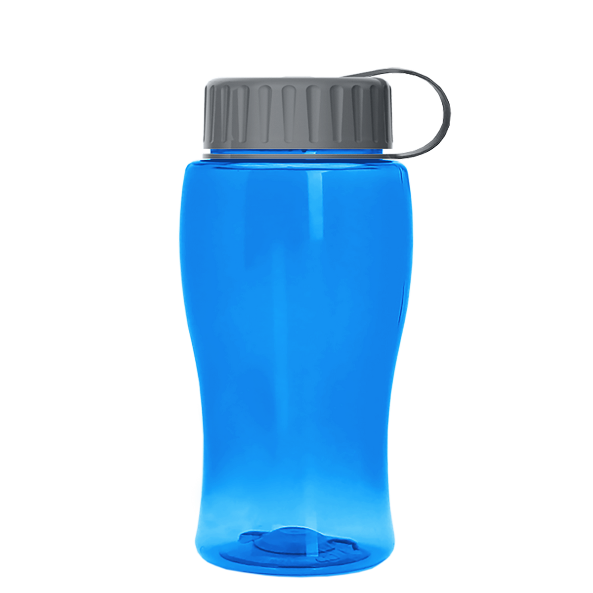 Custom logo Poly+ Jr. Bottle with Tethered Lid - 18 oz.