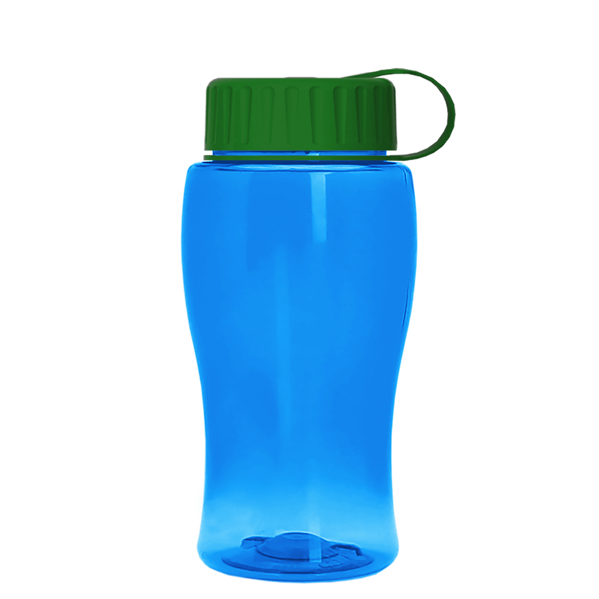 Custom logo Poly+ Jr. Bottle with Tethered Lid - 18 oz.