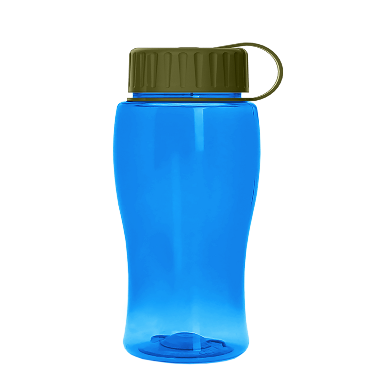 Custom logo Poly+ Jr. Bottle with Tethered Lid - 18 oz.
