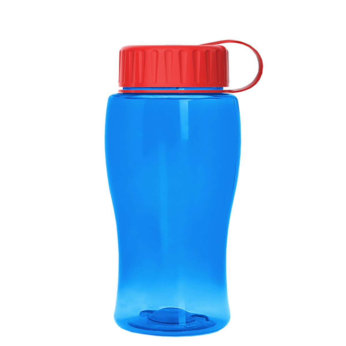 Custom logo Poly+ Jr. Bottle with Tethered Lid - 18 oz.