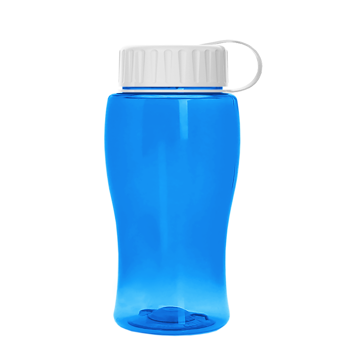 Custom logo Poly+ Jr. Bottle with Tethered Lid - 18 oz.