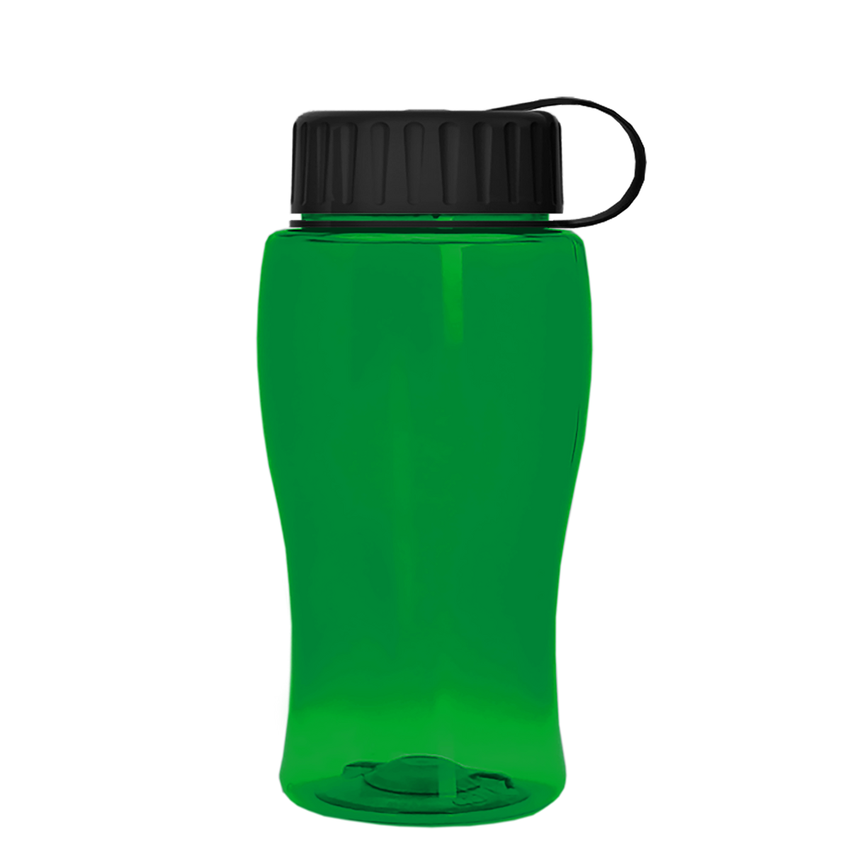 Custom logo Poly+ Jr. Bottle with Tethered Lid - 18 oz.
