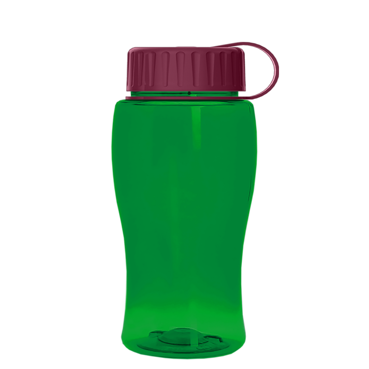 Custom logo Poly+ Jr. Bottle with Tethered Lid - 18 oz.