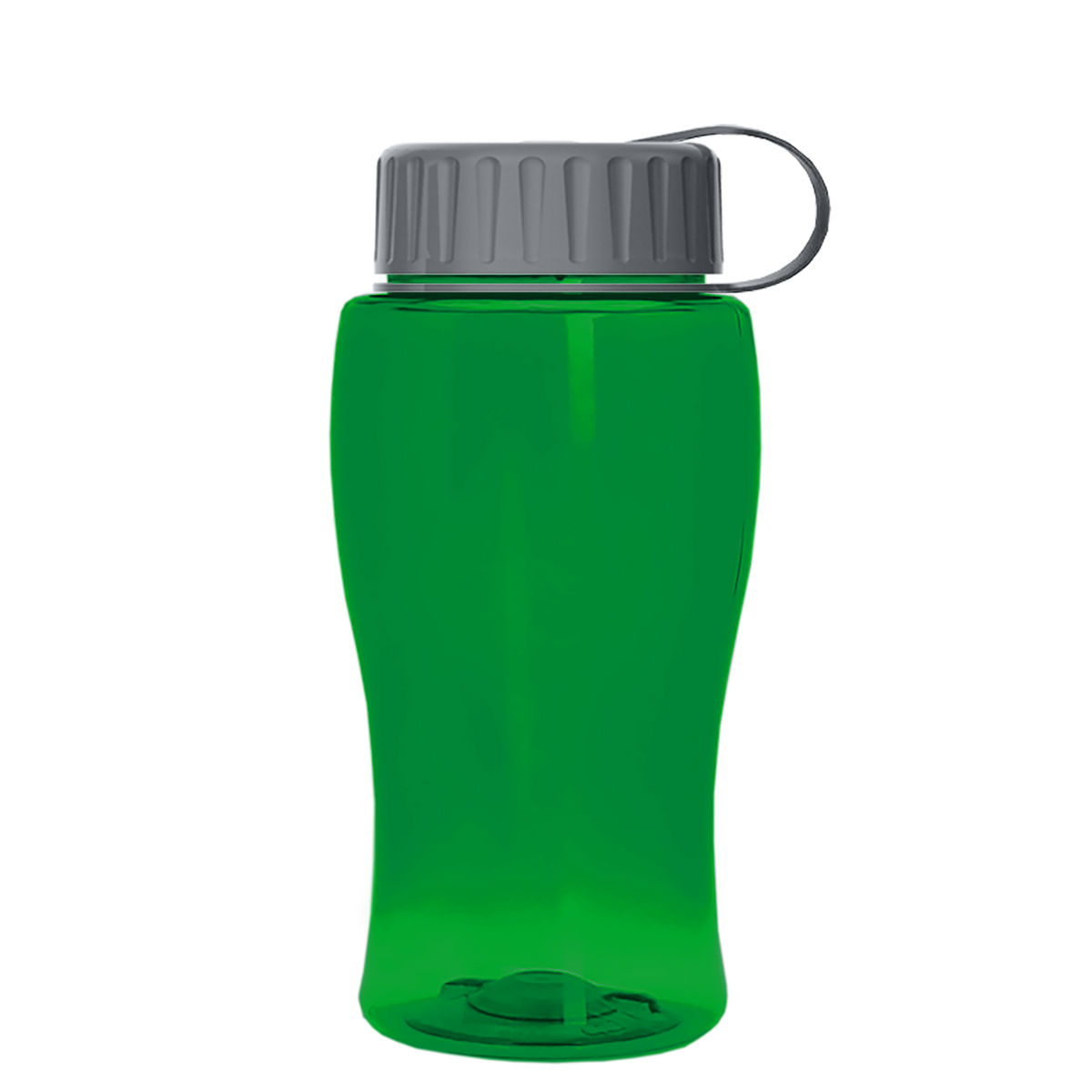 Custom logo Poly+ Jr. Bottle with Tethered Lid - 18 oz.