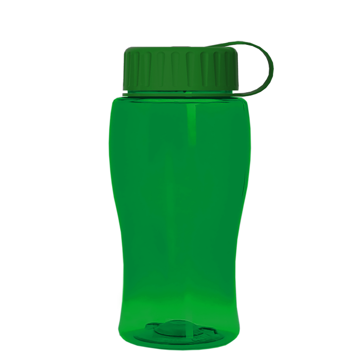 Custom logo Poly+ Jr. Bottle with Tethered Lid - 18 oz.