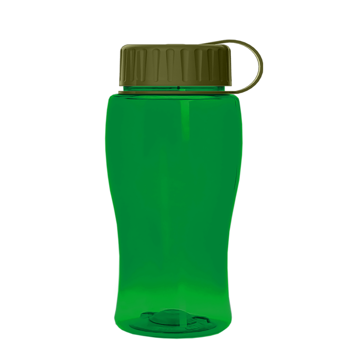 Custom logo Poly+ Jr. Bottle with Tethered Lid - 18 oz.