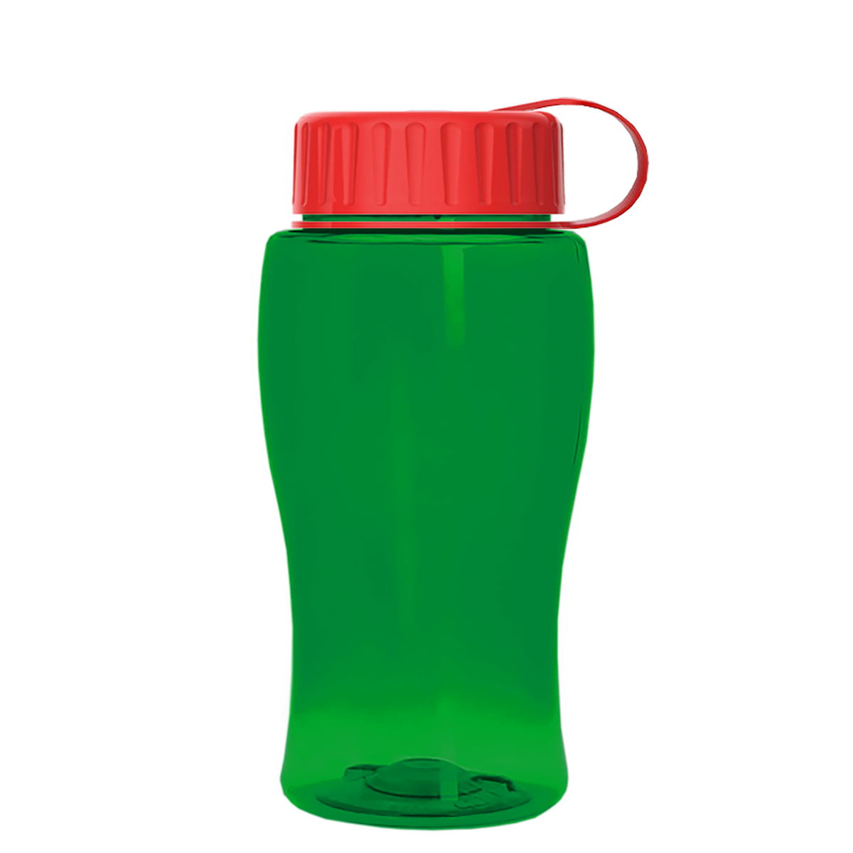 Custom logo Poly+ Jr. Bottle with Tethered Lid - 18 oz.
