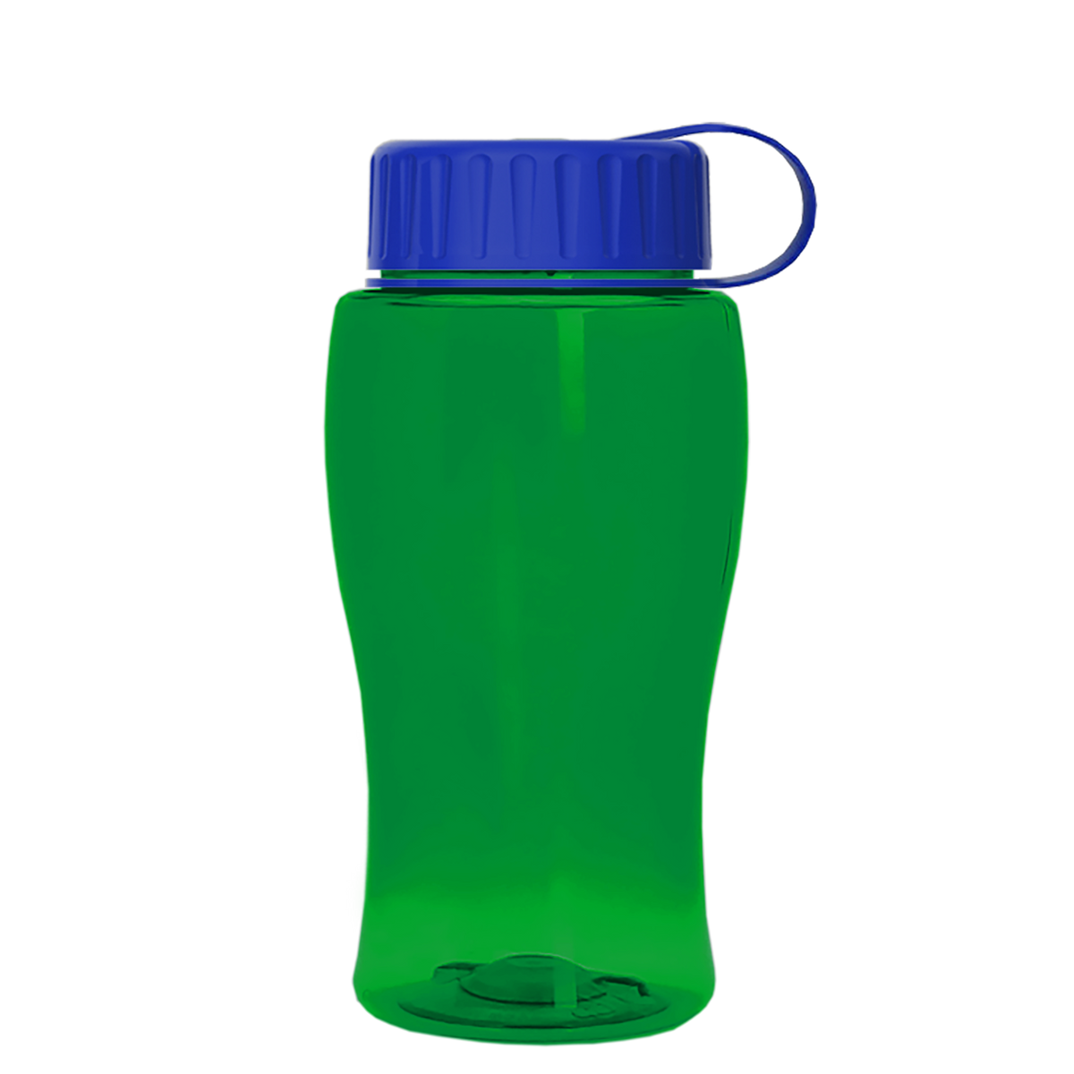 Custom logo Poly+ Jr. Bottle with Tethered Lid - 18 oz.