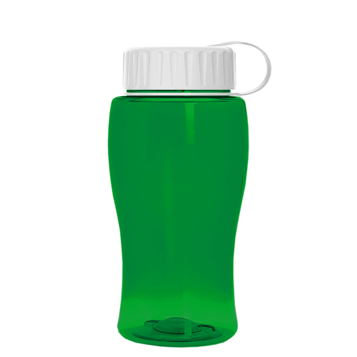 Custom logo Poly+ Jr. Bottle with Tethered Lid - 18 oz.