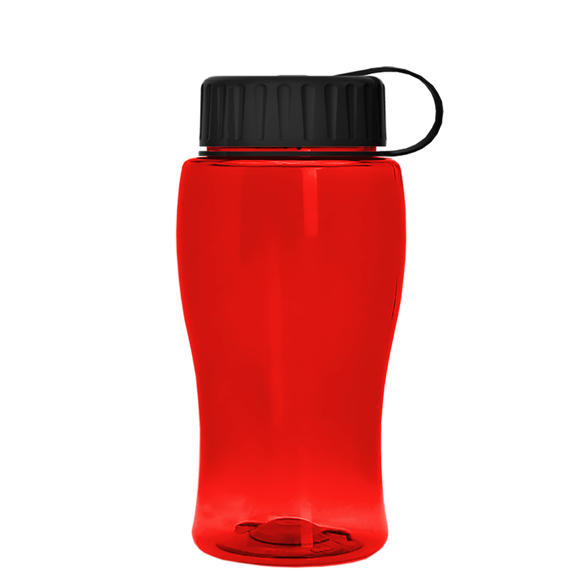 Custom logo Poly+ Jr. Bottle with Tethered Lid - 18 oz.