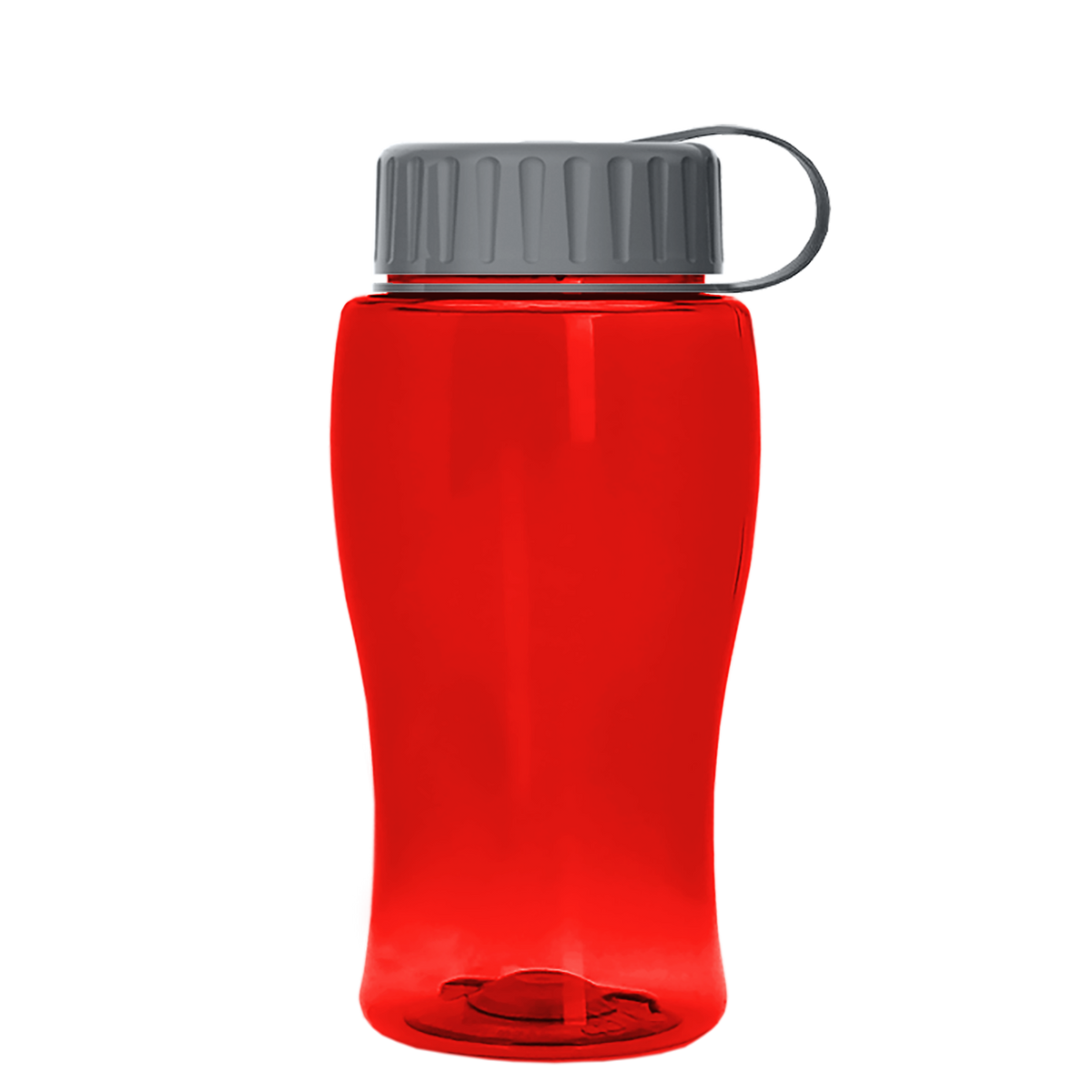 Custom logo Poly+ Jr. Bottle with Tethered Lid - 18 oz.