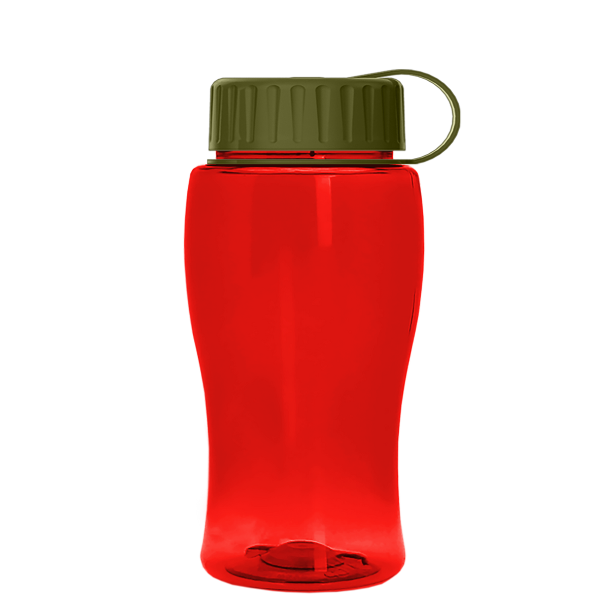 Custom logo Poly+ Jr. Bottle with Tethered Lid - 18 oz.