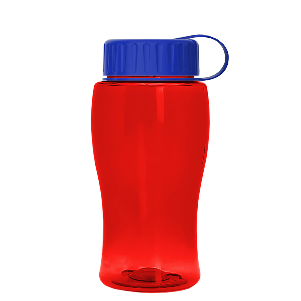 Custom logo Poly+ Jr. Bottle with Tethered Lid - 18 oz.