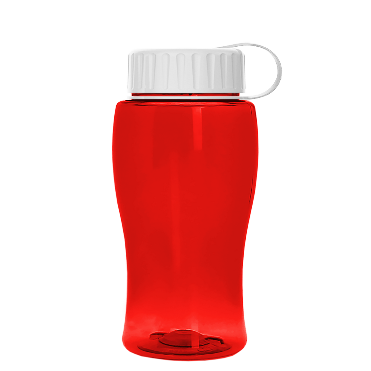 Custom logo Poly+ Jr. Bottle with Tethered Lid - 18 oz.