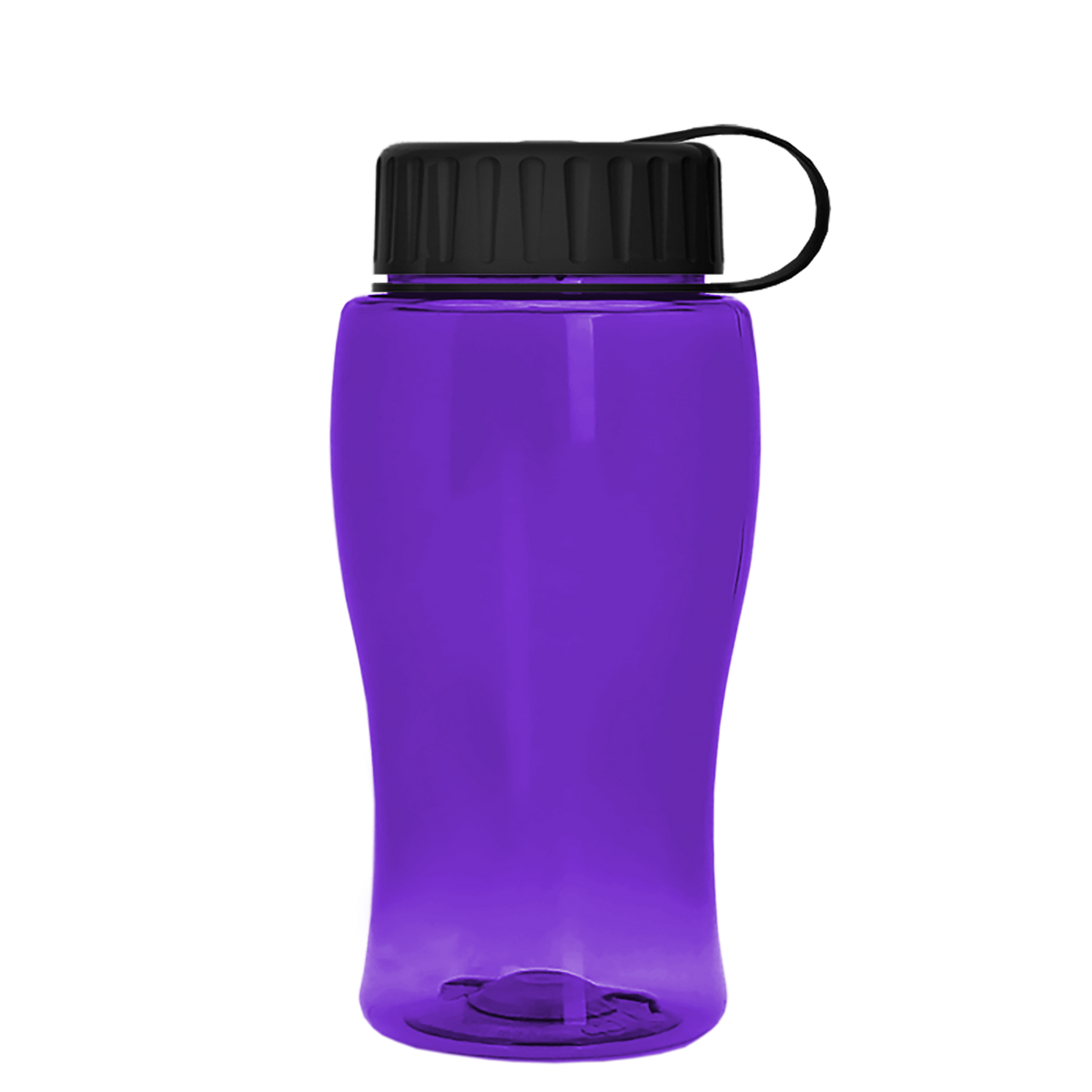 Custom logo Poly+ Jr. Bottle with Tethered Lid - 18 oz.