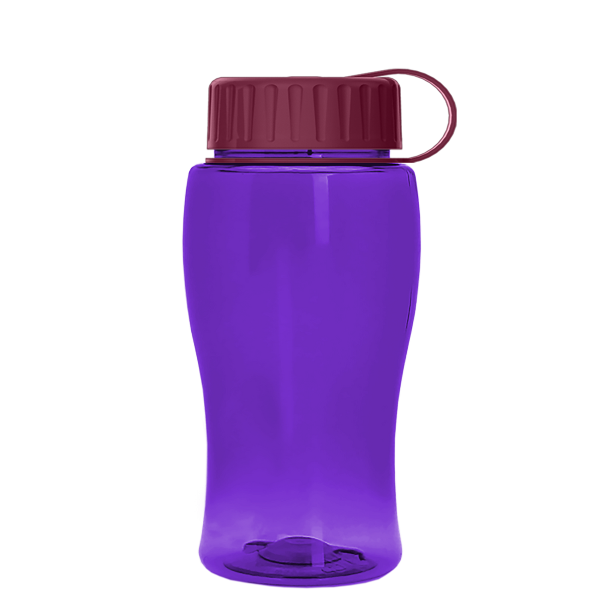Custom logo Poly+ Jr. Bottle with Tethered Lid - 18 oz.