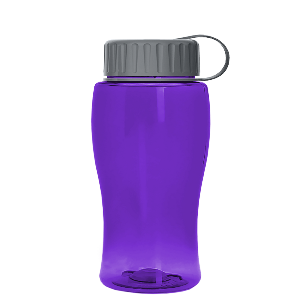 Custom logo Poly+ Jr. Bottle with Tethered Lid - 18 oz.