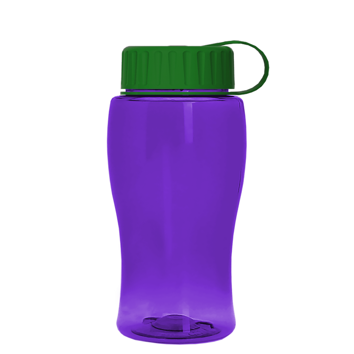 Custom logo Poly+ Jr. Bottle with Tethered Lid - 18 oz.