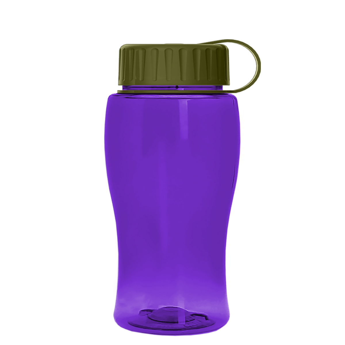 Custom logo Poly+ Jr. Bottle with Tethered Lid - 18 oz.
